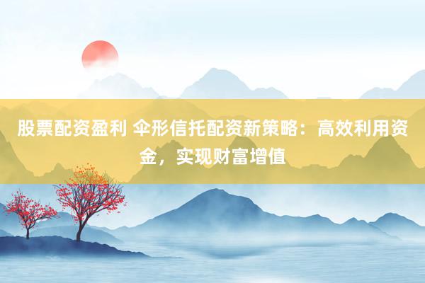 股票配资盈利 伞形信托配资新策略：高效利用资金，实现财富增值